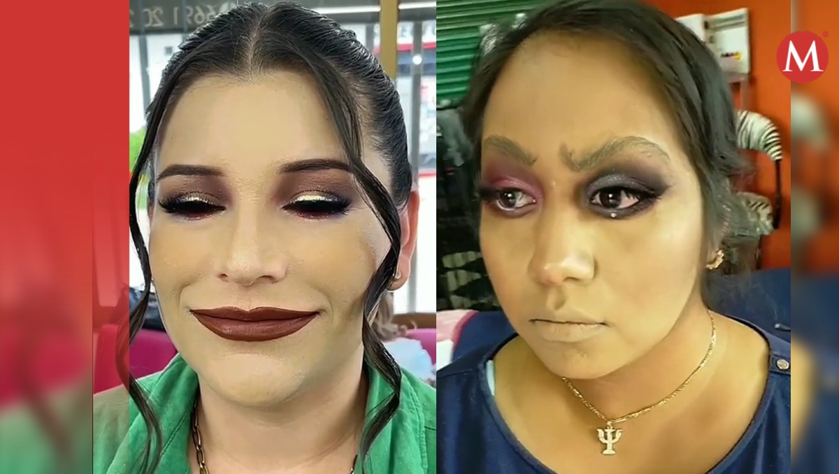 Estos son los maquillajes de una estética que se volvió viral en las redes sociales. | Captura TikTok @ohioesthetic