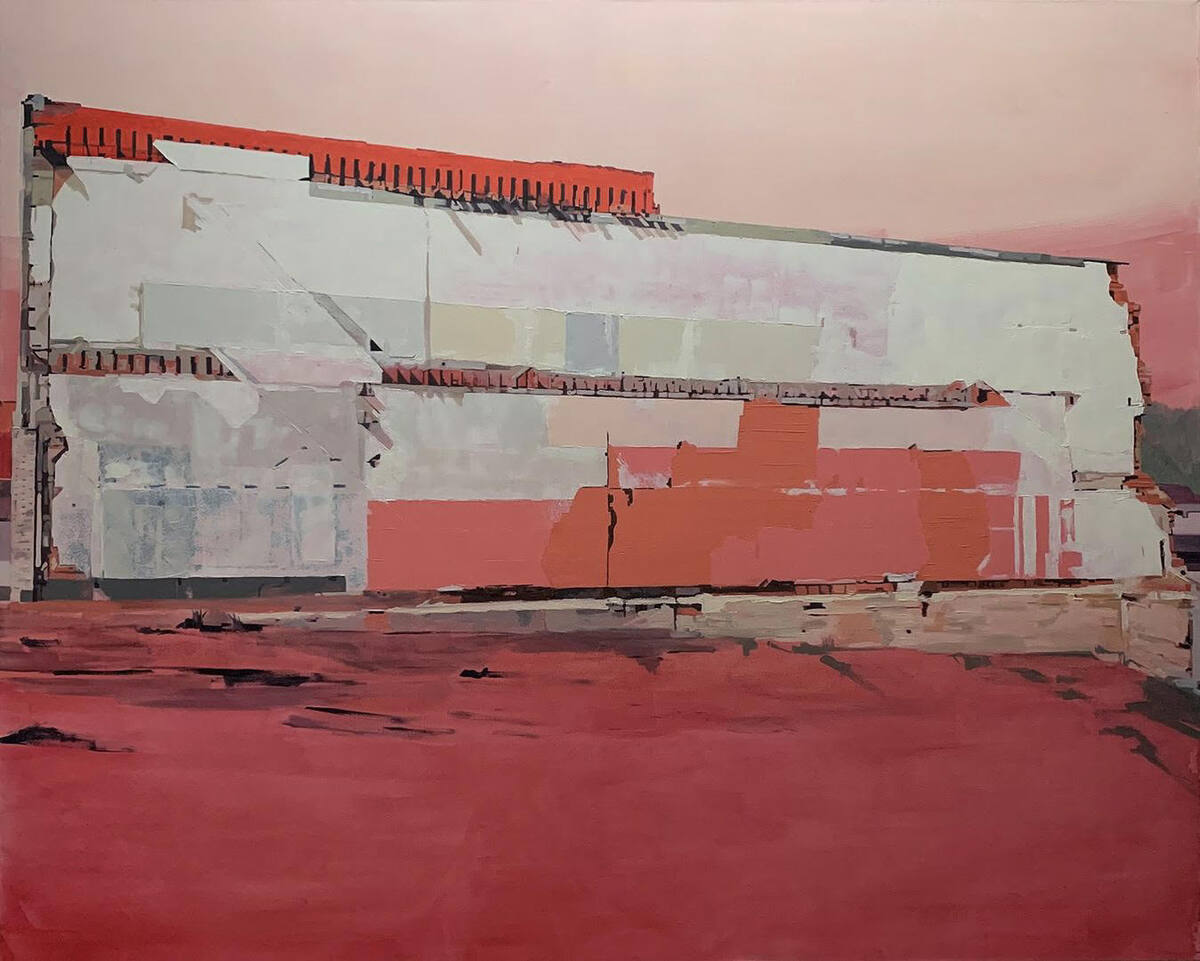 Obra de Elizabeth de Jesús Espinosa, primer lugar de artista consolidada 2022. (Cortesía: Bienal de Pintura Atanasio Bustamante)