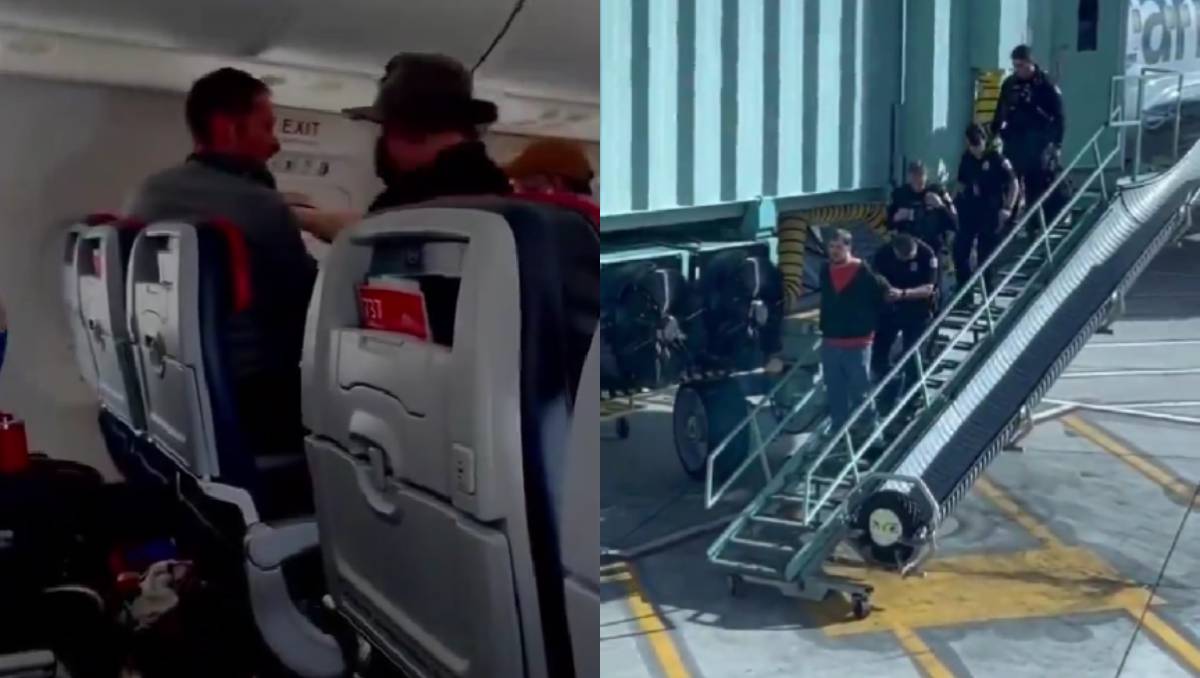 Pasajeros del vuelo sometieron al hombre que quiso abrir la puerta | Especial