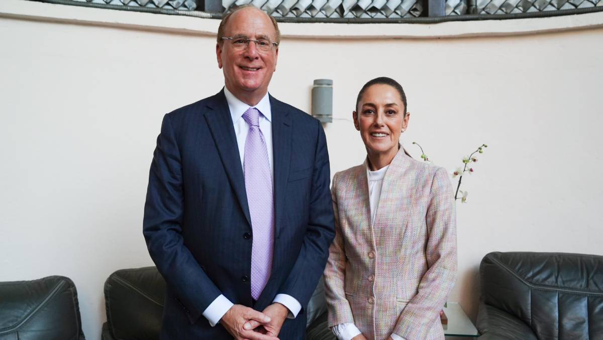 Fue mediante una publicación en redes sociales que Sheinbaum informó que mantuvo reunión con Larry Fink de BlackRock. | @Claudiashein