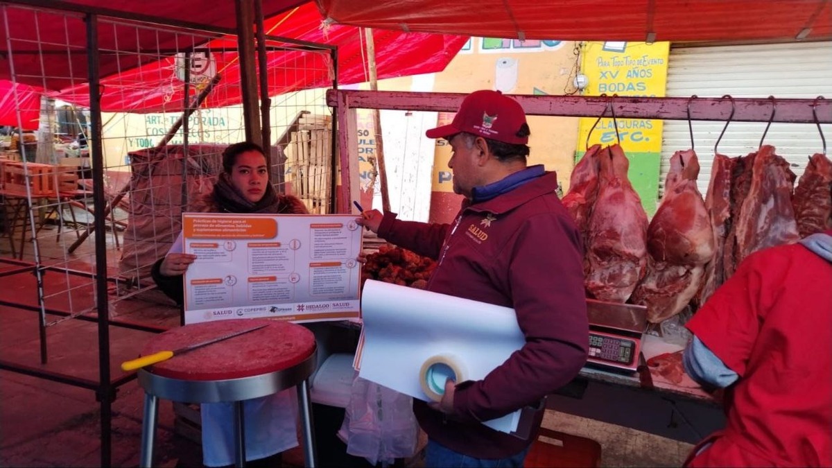 Realizan inspección en carnicerías de Tulancingo.