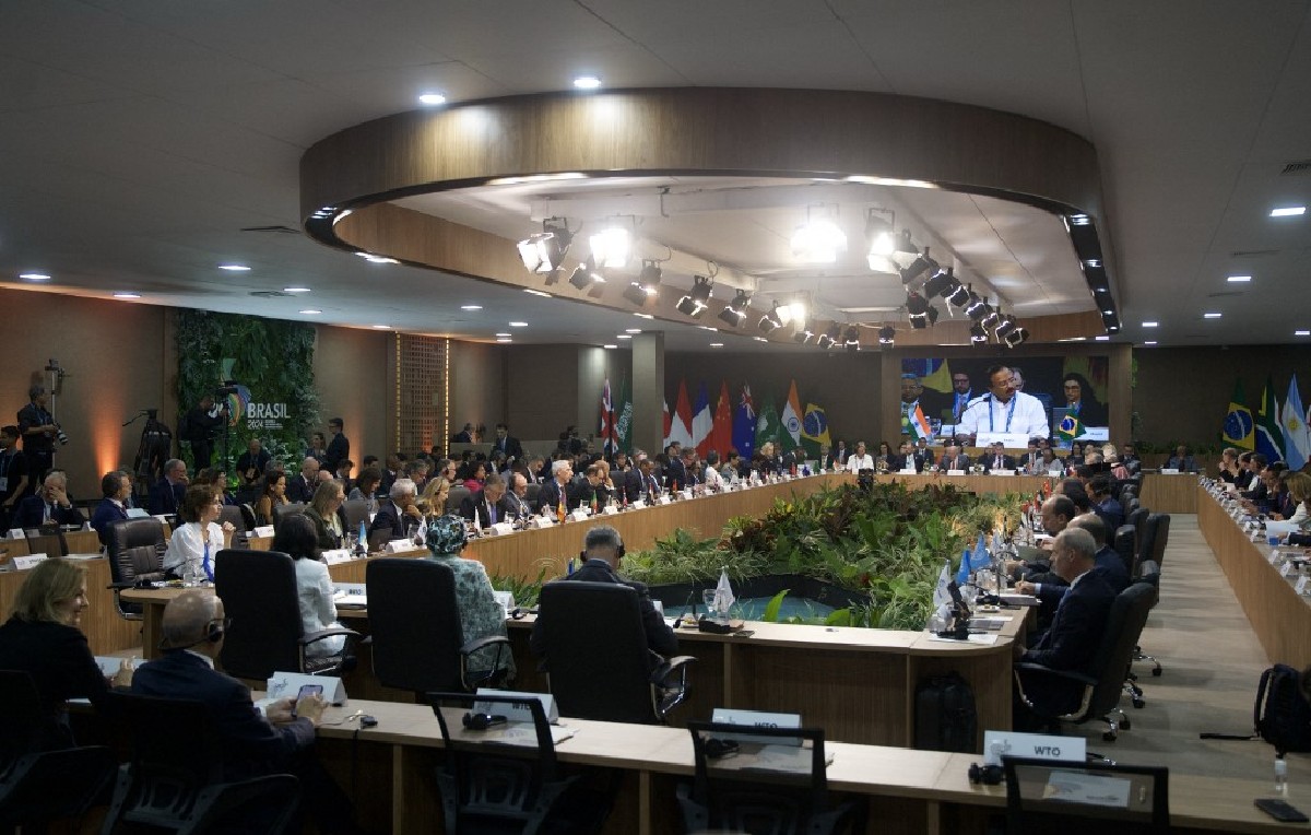 Reunión de cancilleres G20 en Brasil (AFP)