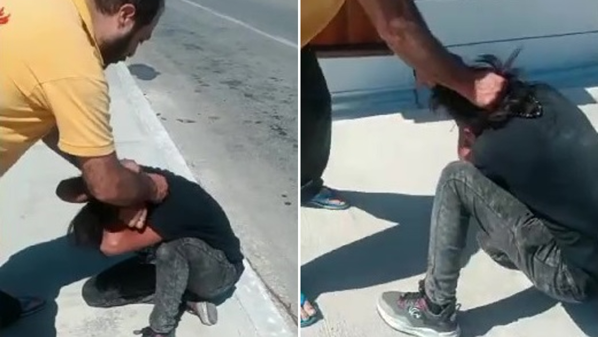 El sospechoso fue golpeado en varias ocasiones por el dueño del automóvil. | Especial