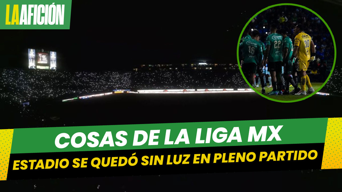 Estadio de León se queda sin luz en partido de La Fiera vs Cruz Azul