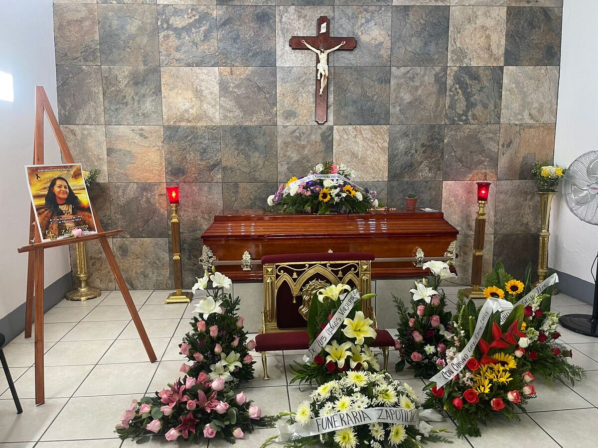 Funeral de Jessica Gabriela Moreno Martínez. (Karla Rodríguez)