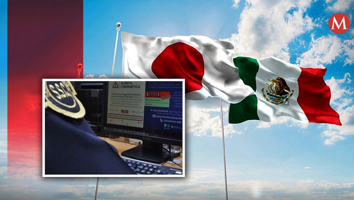 Policía Cibernética de Japón y México.
