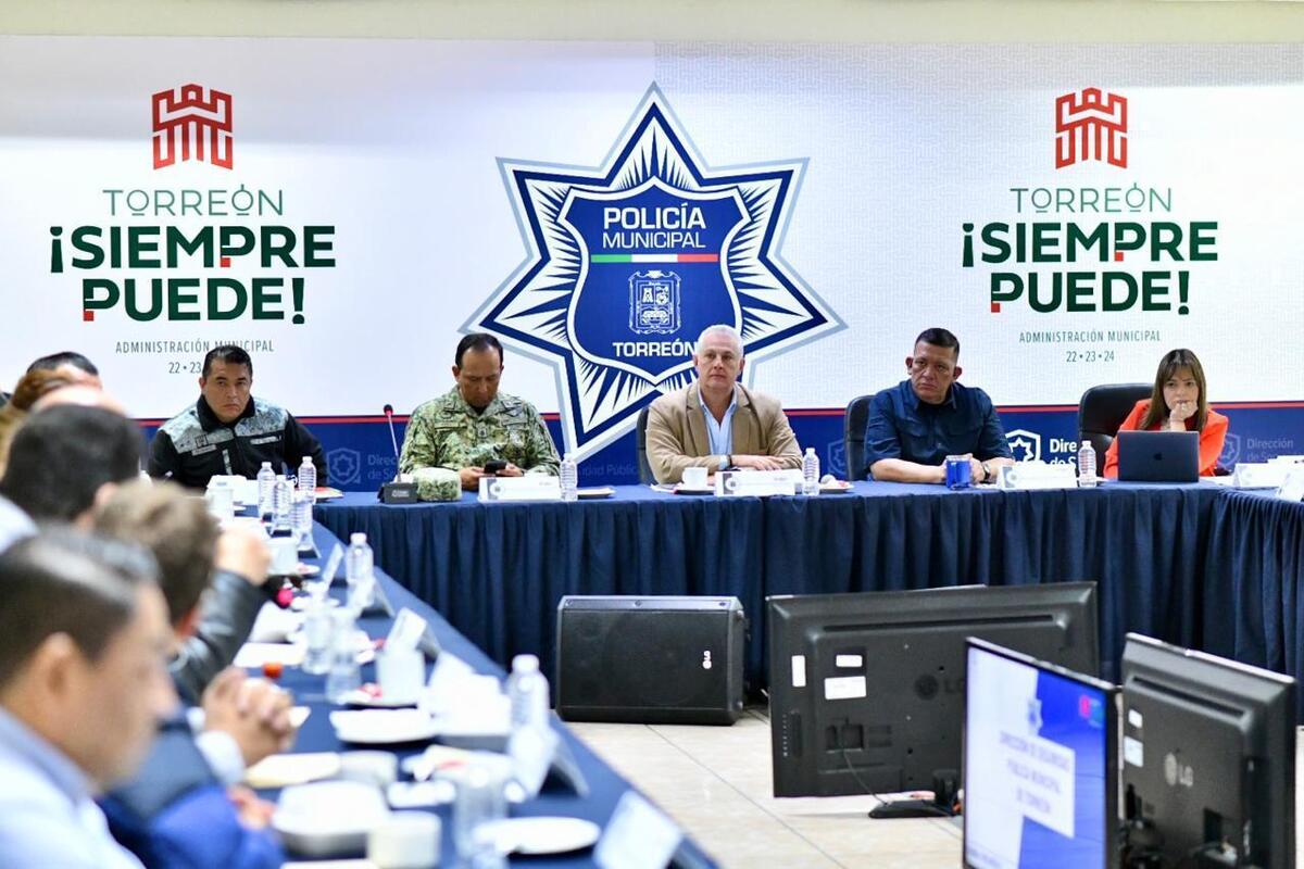 Octava reunión semanal de seguridad en Torreón. | Especial