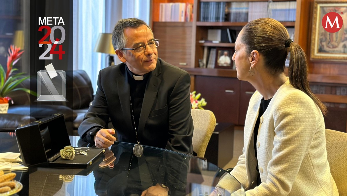 Sheinbaum se reunió con el rector de la Basílica de Guadalupe | X: @Claudiashein