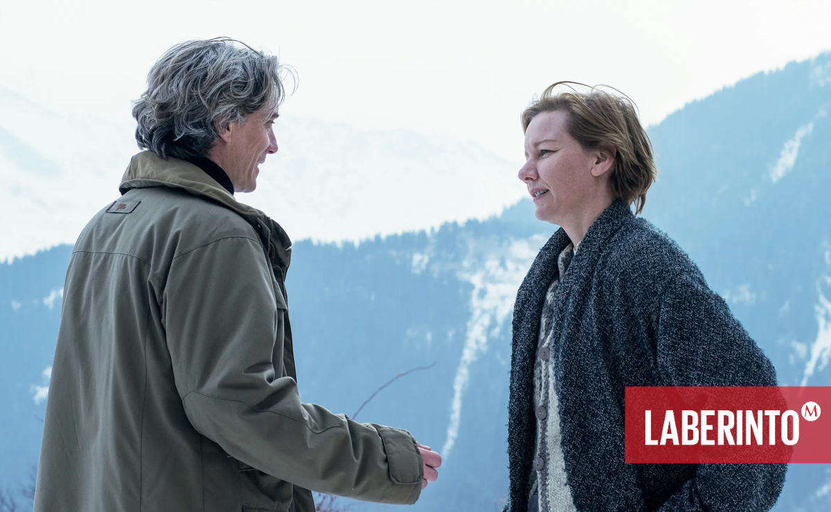 Swann Arlaud y Sandra Hüller en 'Anatomía de una caída'. (Le Pacte)