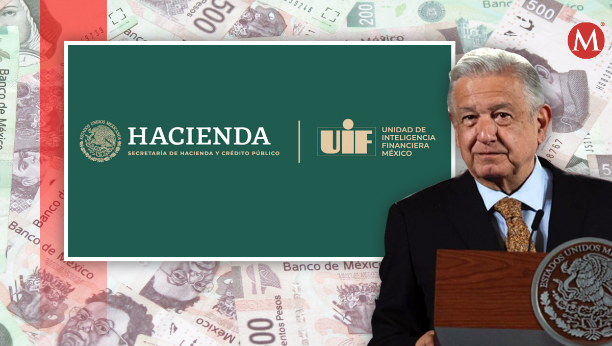 Lo bloqueado por la UIF  corresponde a 265 millones de pesos al tipo de cambio actual | Diseño por Mauricio Ledesma