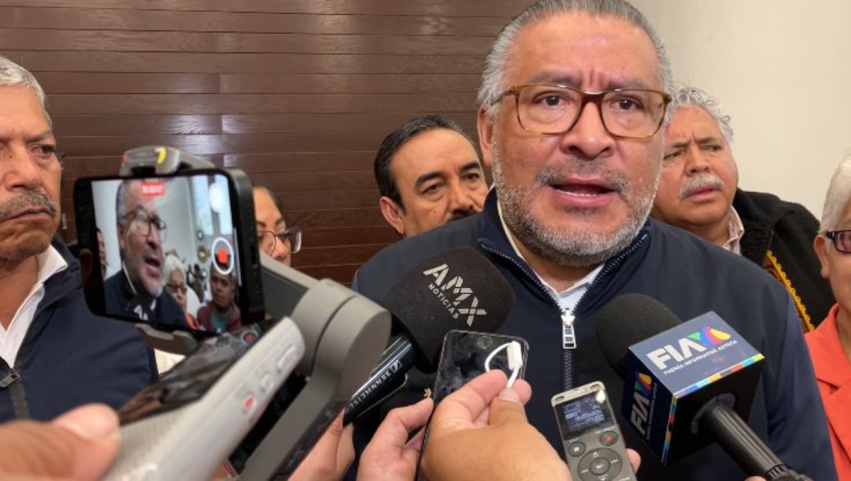 Horacio Duarte, en el Centro de Convenciones en Toluca. Foto: (Bernardo Jasso)