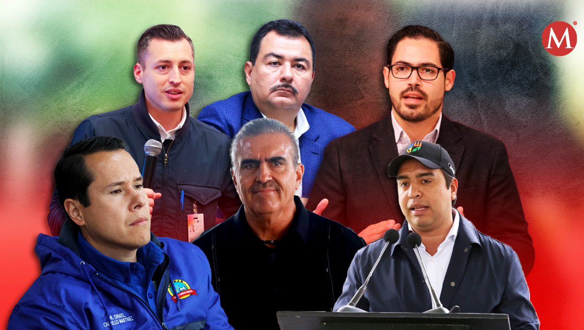 Luis Donaldo Colosio, Carlos Guevara, David de la Peña, Daniel Carrillo, César Garza y Jesús Nava | Jorge López y Raúl Palacios