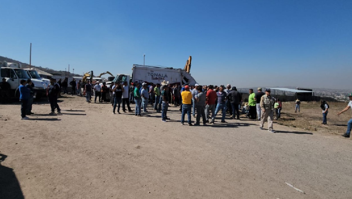 Recolectores de basura se manifestaron