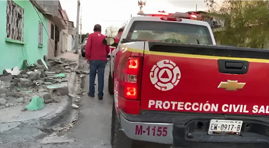 Accidente en colonia La Madrid, Saltillo. | Especial