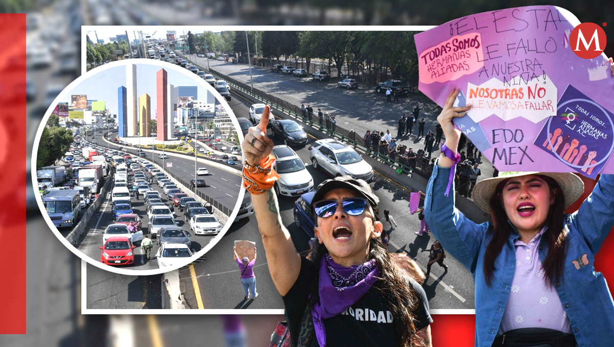 Bloqueo en Naucalpan hoy.