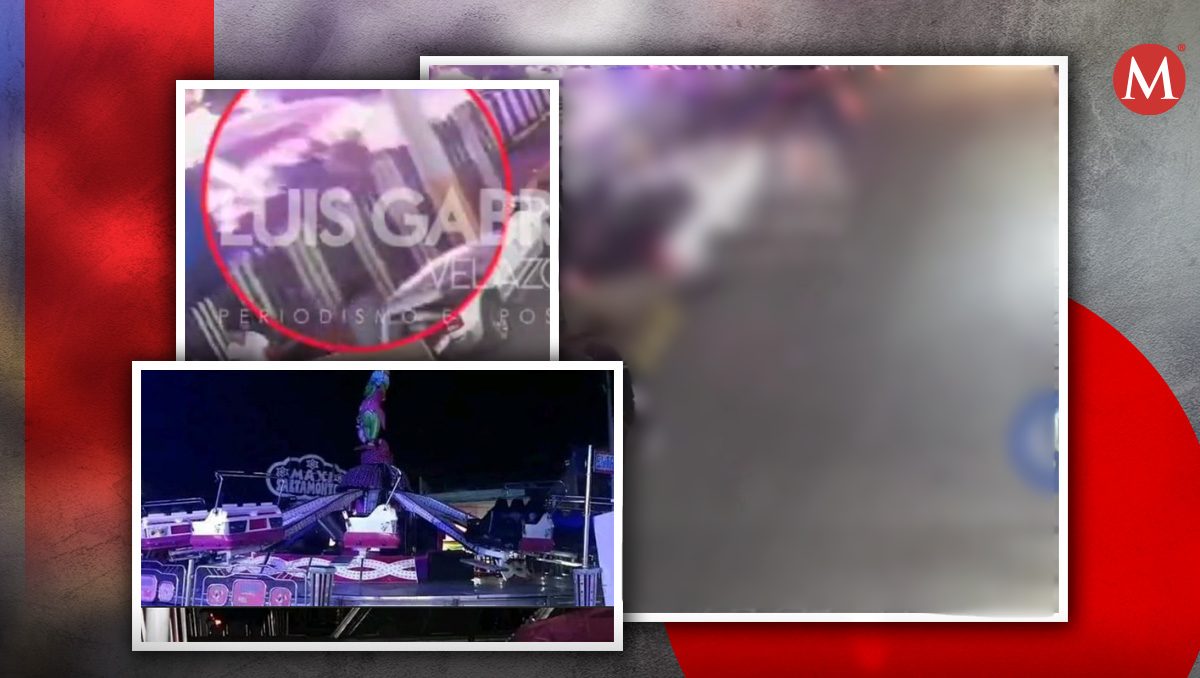 Carrito de juego mecánico sale volando en la Feria de las Flores | Especial