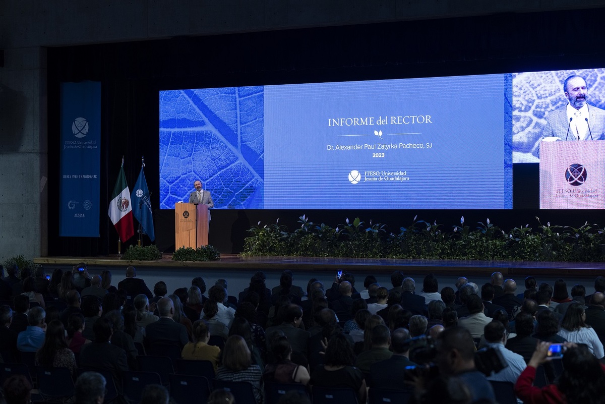 Destaca rector de ITESO logros en informe de labores 2023 (Cortesía)