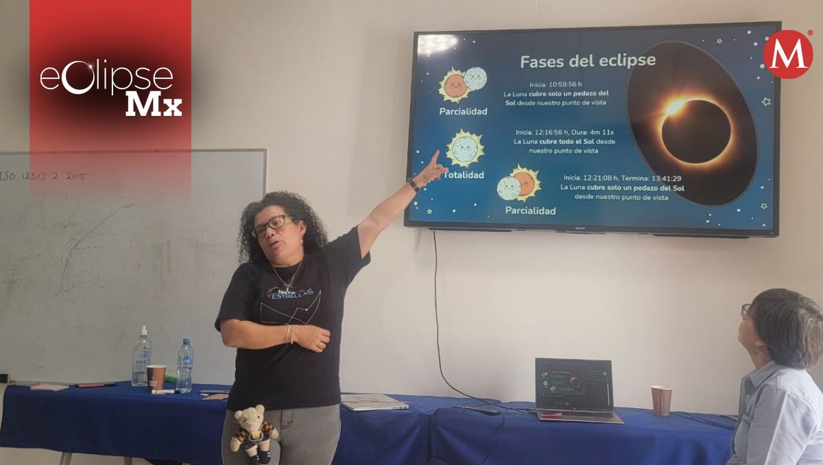 Eclipse solar 2024: Capacitación a maestros sobre observación.
