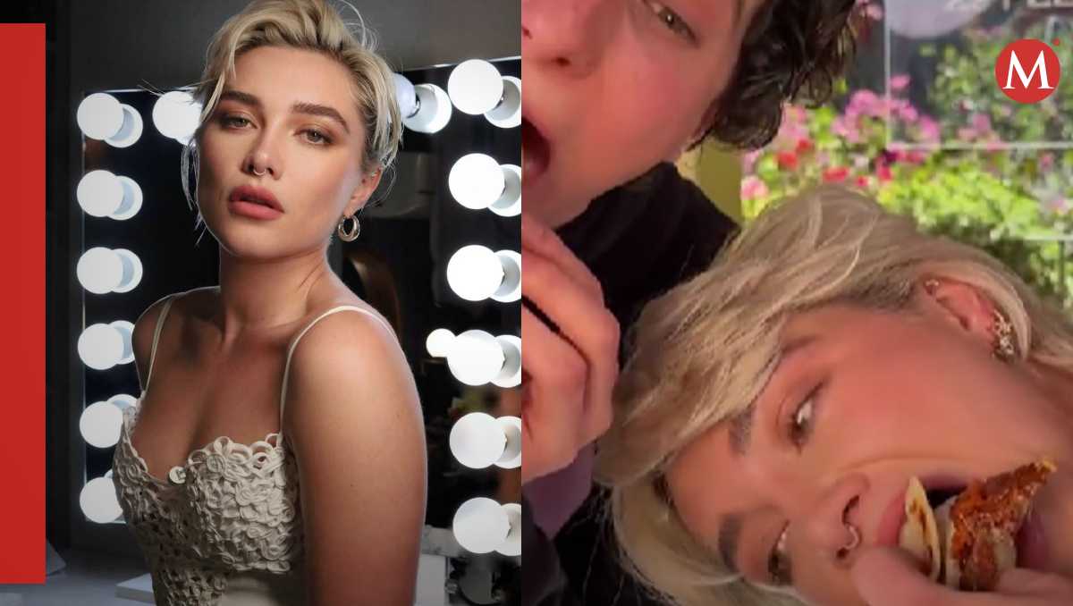 Florence Pugh en México/ Captura X