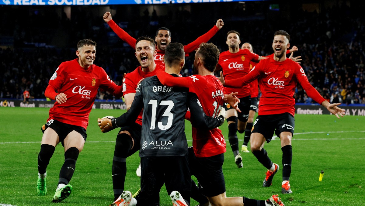 Mallorca elimina a la Real Sociedad y es finalista de la Copa del Rey (Reuters)