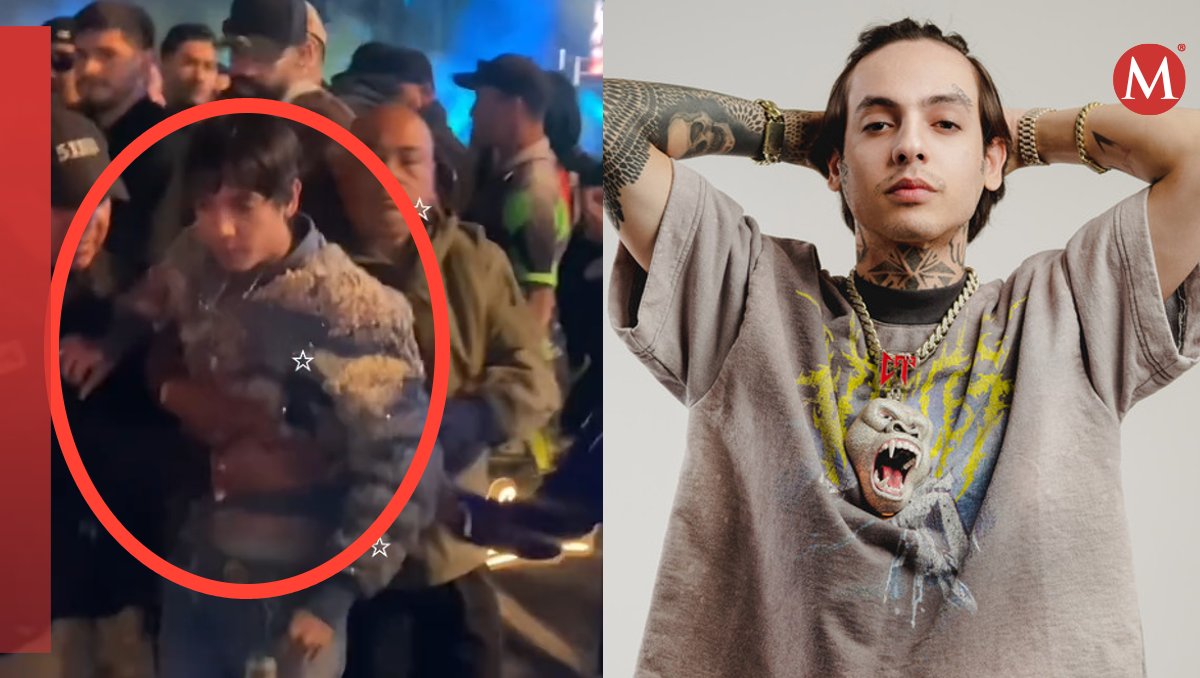 Natanael Cano se pelea durante el EDC 2024 | Especial