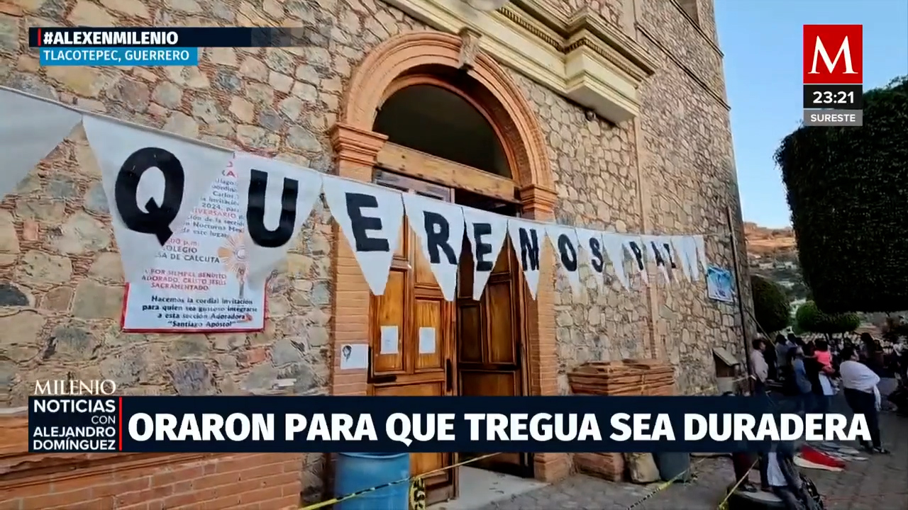 Oraciones en Tlacotepec por una tregua permanente entre grupos delictivos