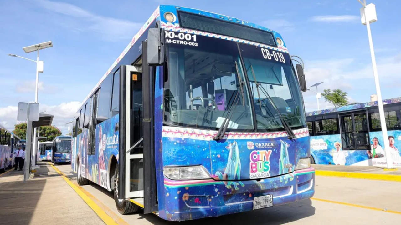 Relanzan sistema de transporte  'CityBus' en Oaxaca