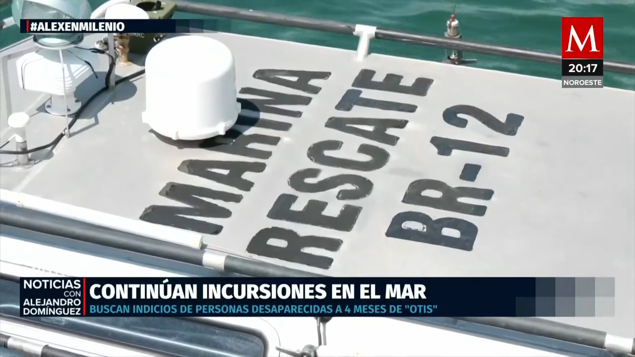 Secretaría de Marina persiste en búsqueda de desaparecidos en Acapulco tras huracán 'Otis'