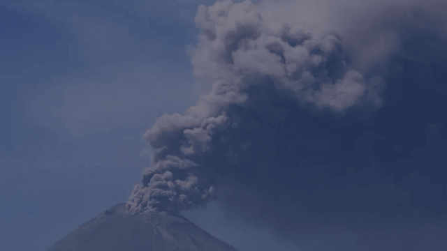 Volcán Popocatépetl tuvo un sismo volcanotectónico y 77 exhalaciones