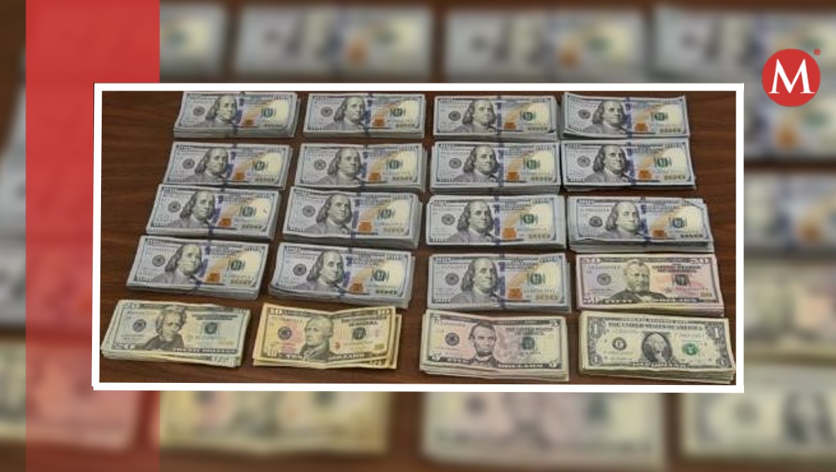 Decomisan más de 70 mil dólares no declarados en frontera con Tamaulipas