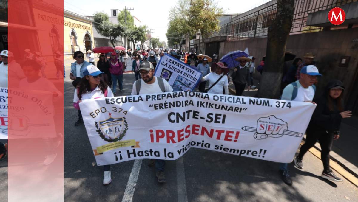 Docentes del Valle de México piden autoridades basificaciones | Foto: Tania Contreras