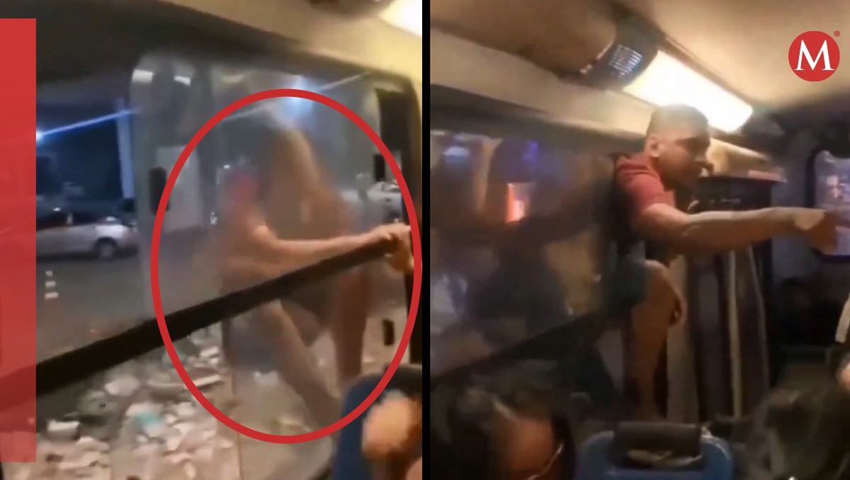 Un hombre se trepó a un camión en movimiento, perseguía a su novia. | Captura de pantalla @Socrates1948