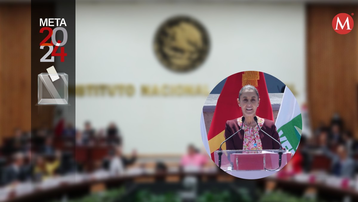 INE aprueba candidatura presidencial de Sheinbaum. | Foto: Cuartoscuro. Diseño: Especial