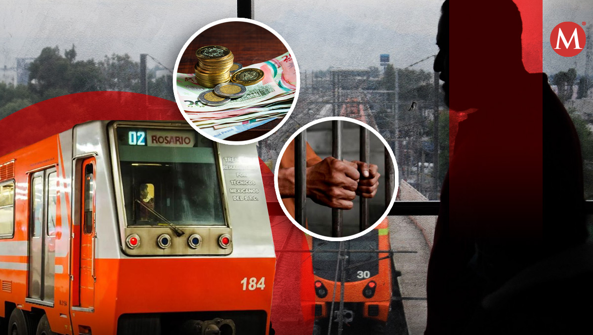 ¿Sabías que interrumpir el servicio del Metro podría castigarse con cárcel? | (Diseño: Notivox con foto Cuartoscuro)