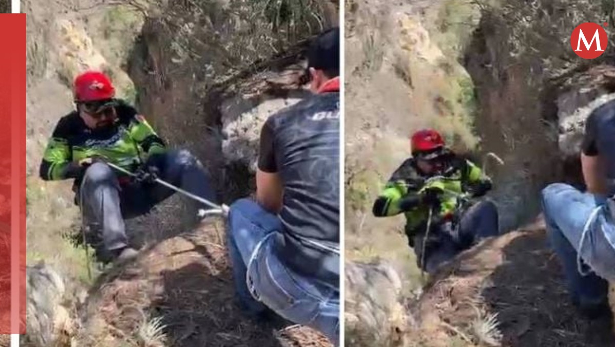 Senderista en Moroleón sufre caída de 45 metros de altura | Especial