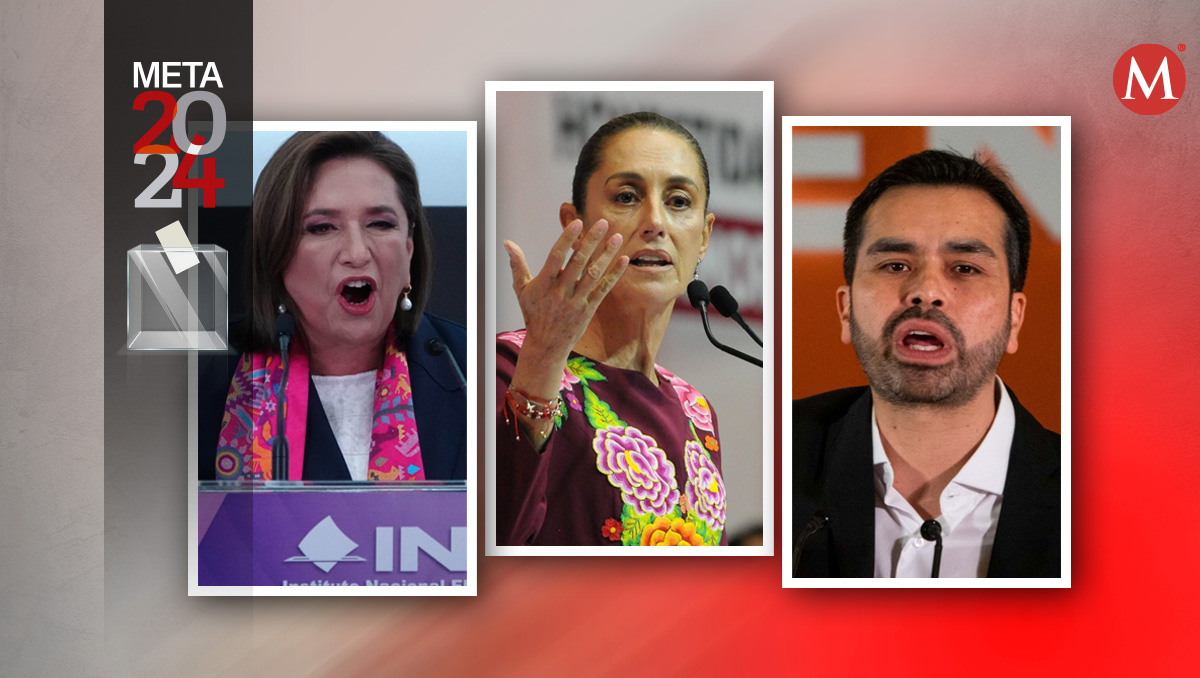 Éstos son los temas que las personas candidatas a la presidencia discutirán en el segundo debate | (Diseño: Milenio con fotos de Cuartoscuro)