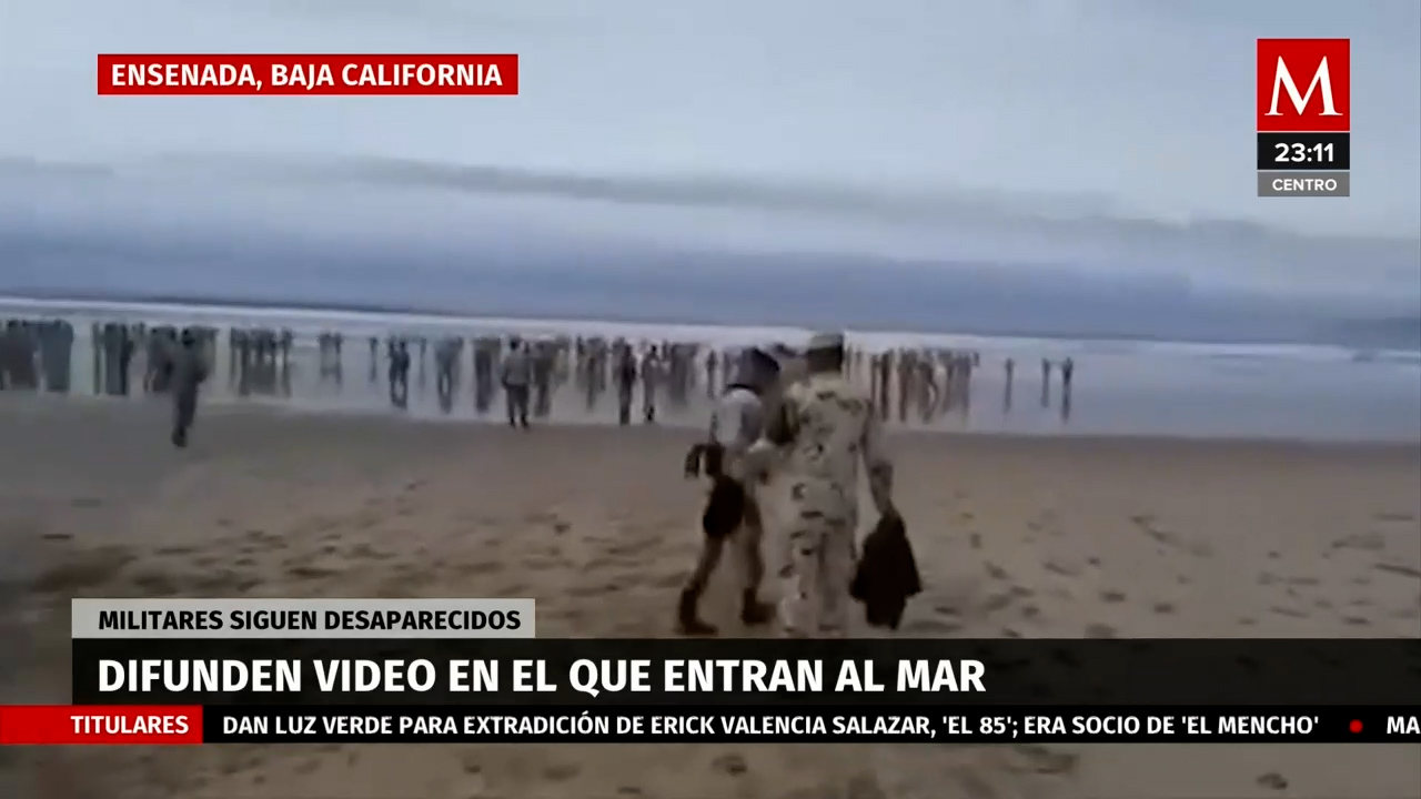 Video revela momentos previos a desaparición de militares en Ensenada