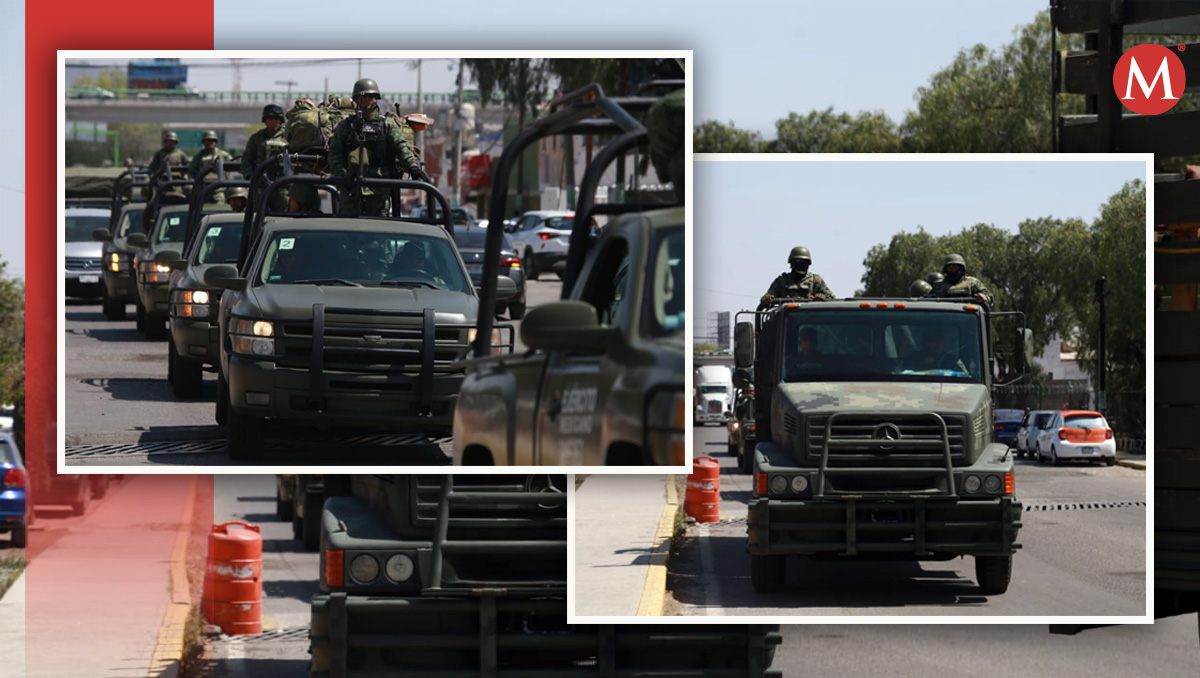 Arribaron elementos del Ejército Mexicano a Pachuca
