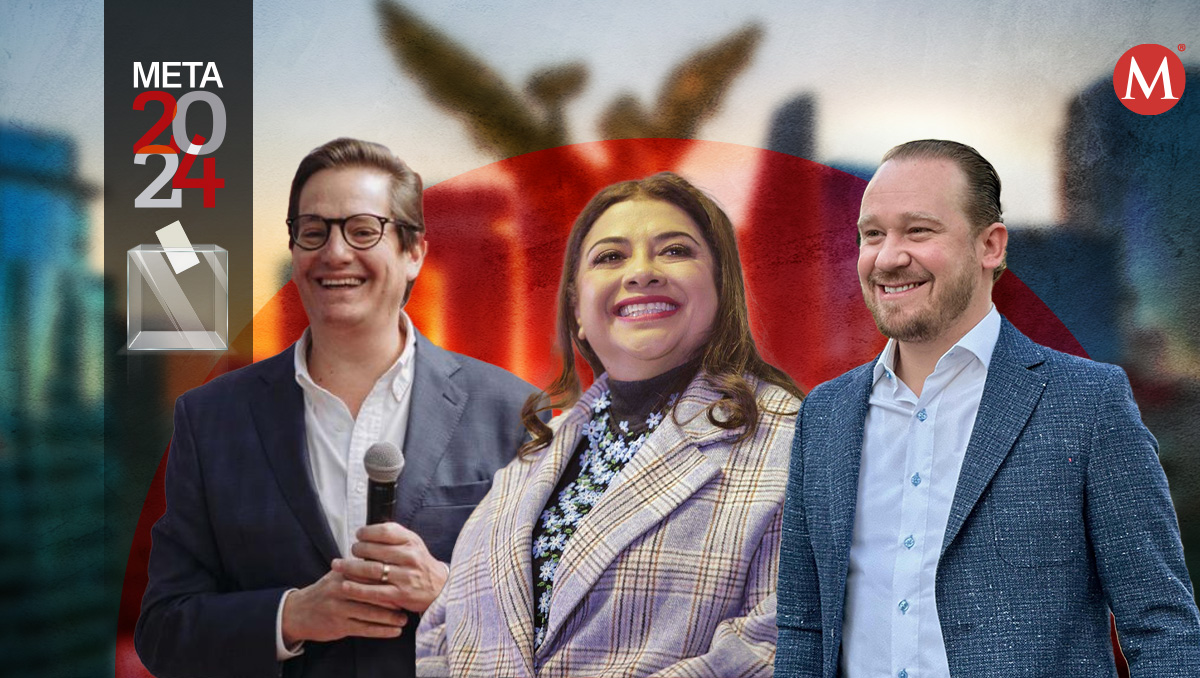Aspirantes a Jefatura de Gobierno en las elecciones de 2024. | Especial