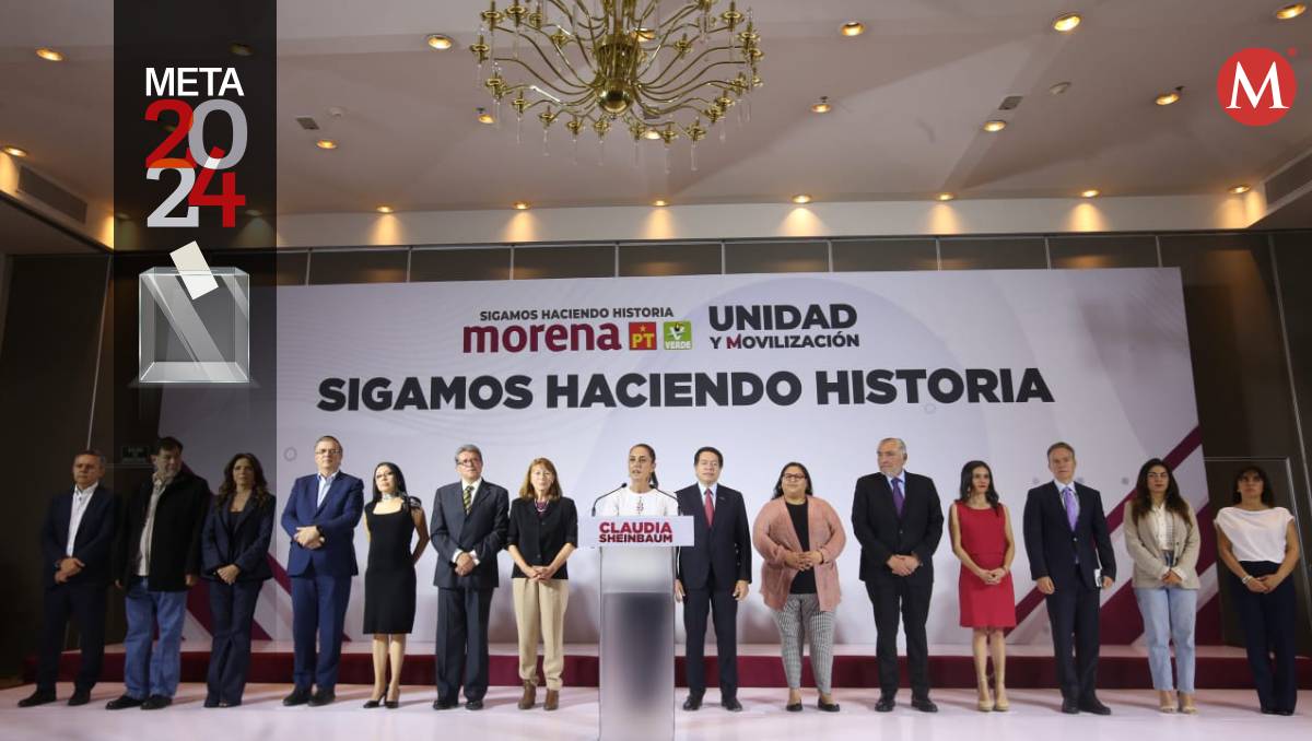 La candidata de la coalición Sigamos Haciendo Hisoria presentó este jueves a su equipo de campaña | (Araceli López)