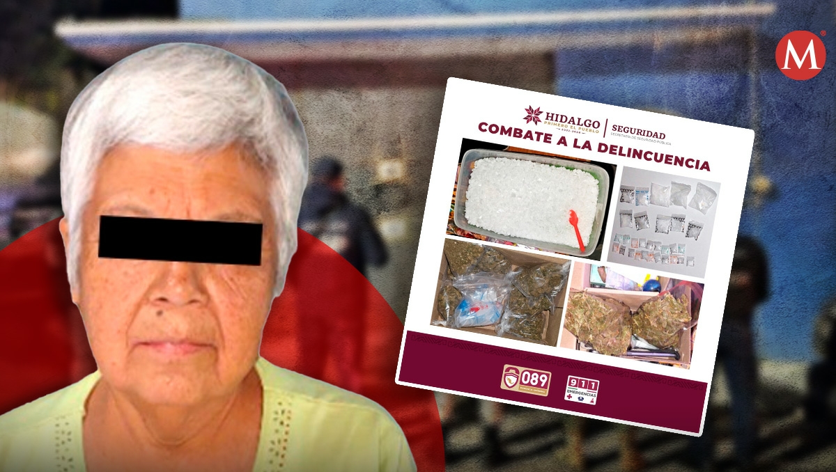 Dealer de 70 años detenida en Hidalgo.