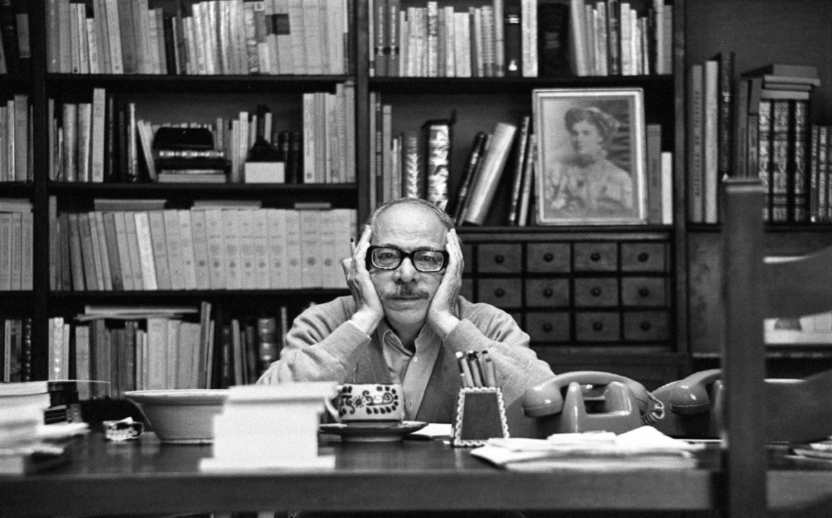Fernando Benítez en su casa, en 1980. FOTO: Rogelio Cuéllar