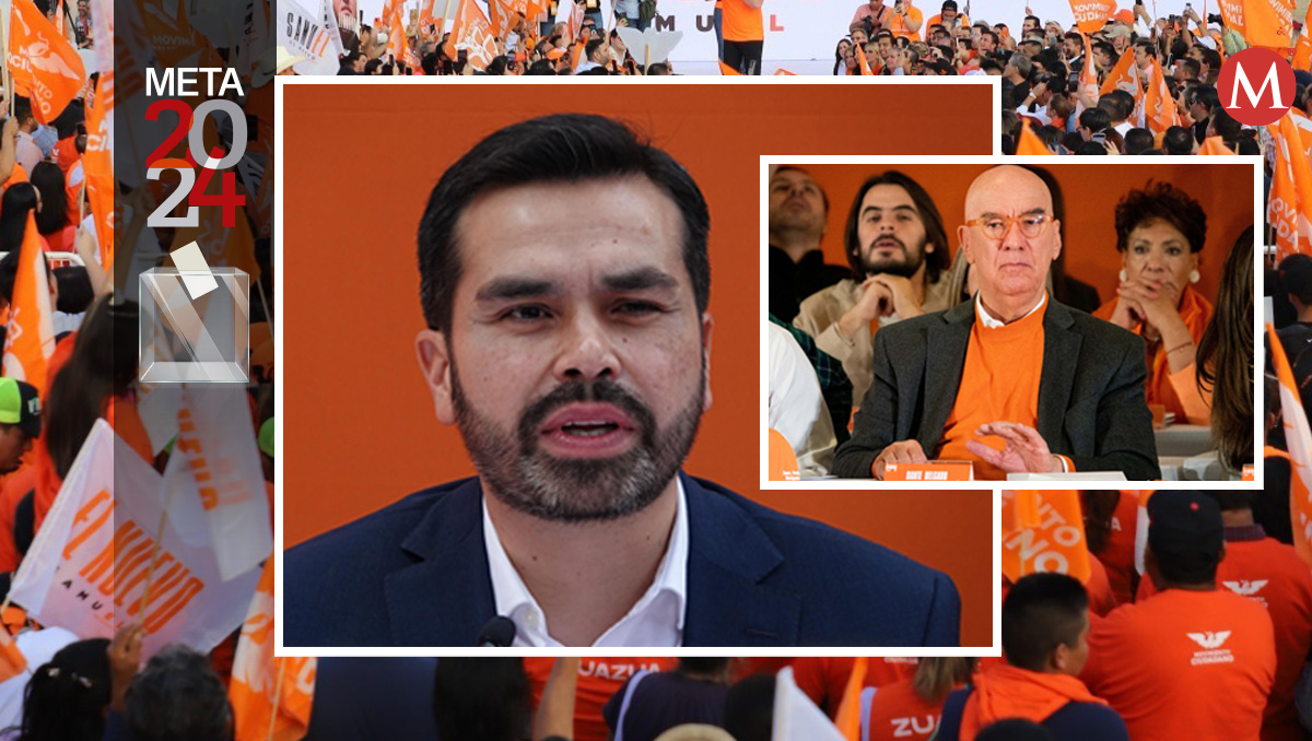 Jorge Álvarez Máynez es el candidato rumbo a la presidencia que el MC regristó ante el INE | Diseño por Mauricio Ledesma