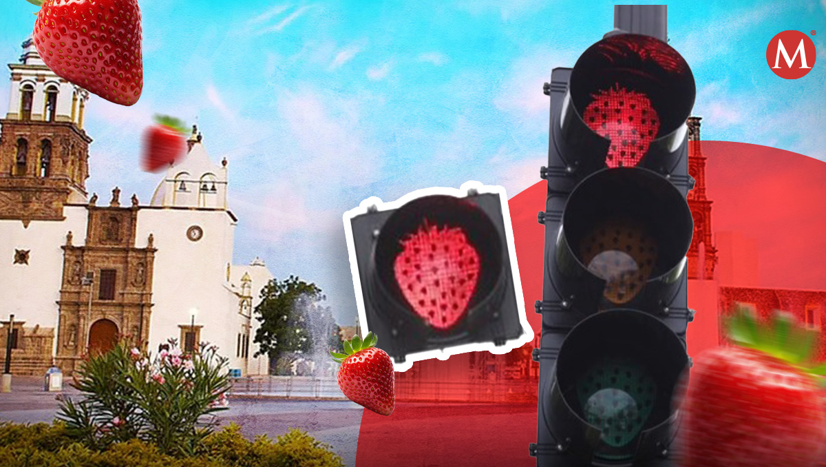 La razón por la que los semáforos de Irapuato tienen fresas | Especial