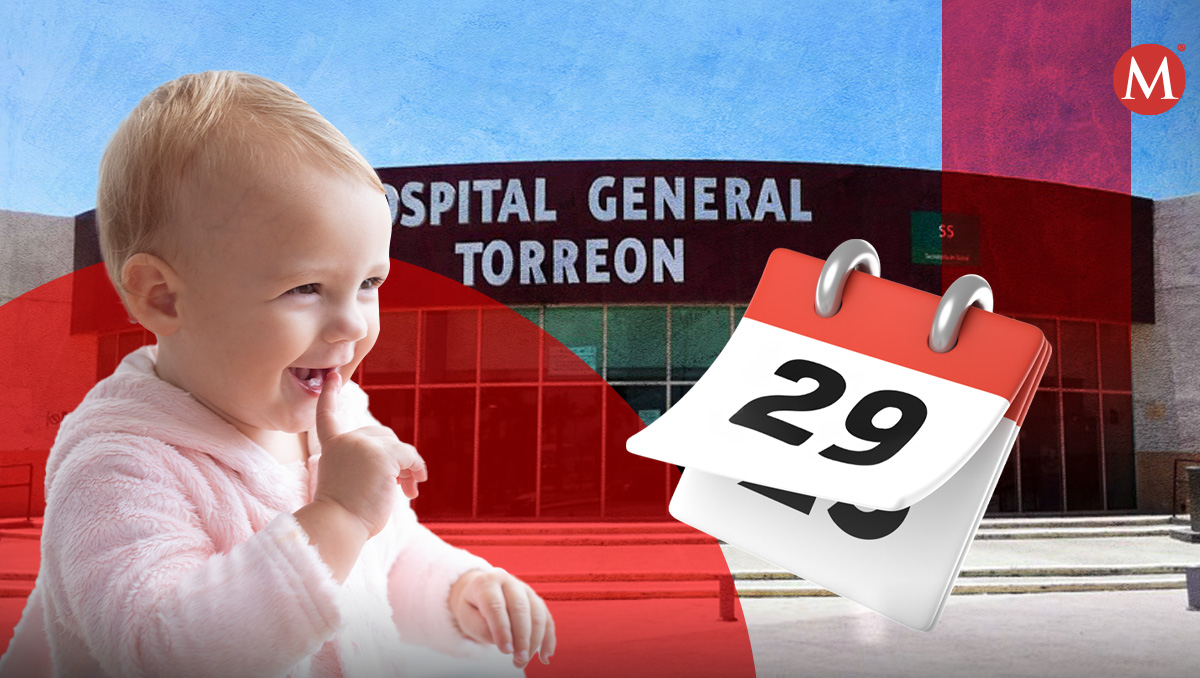 El nacimiento de estos 3 bebés ocurrió en el Hospital General de Torreón. | Especial