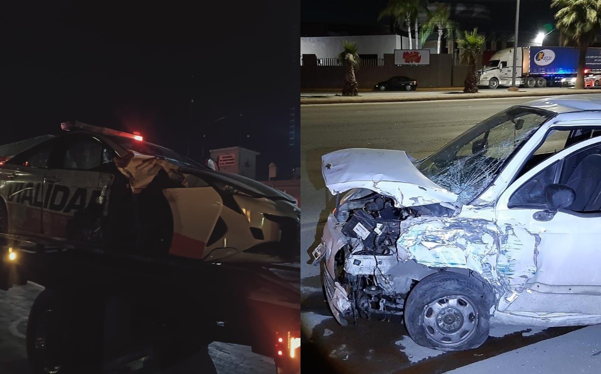 Accidente en alcoholímetro de Torreón. l Especial