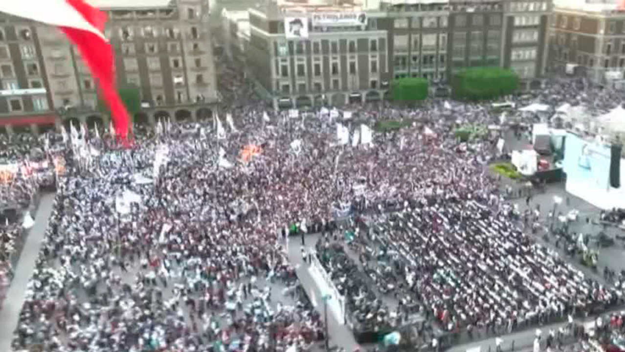 Arranque de campaña de Claudia Sheinbaum en CdMx- Grupo Milenio