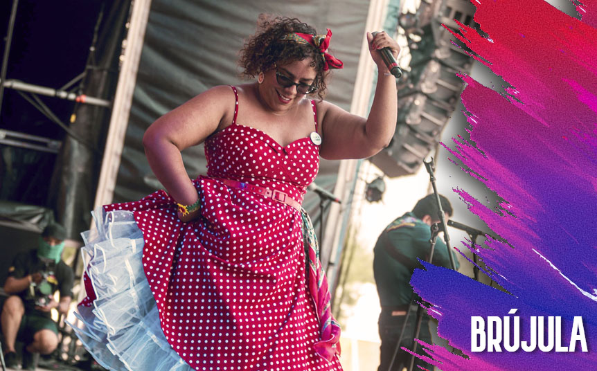 La banda mexicoestadunidense La Santa Cecilia (Foto: Machaca Fest)