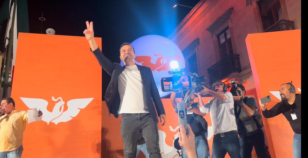 Jorge Álvarez Máynez, candidato presidencial de Movimiento Ciudadano. (Foto: Armando Martínez)