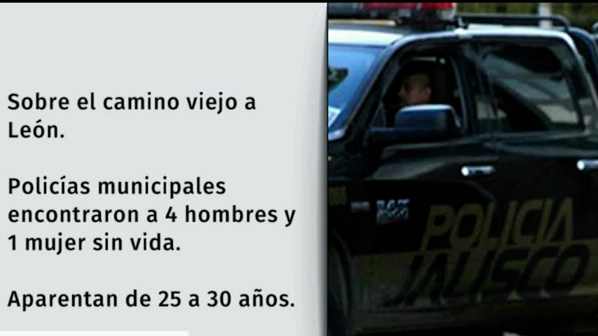 Ubican 5 personas ejecutadas en Lagos de Moreno, Jalisco